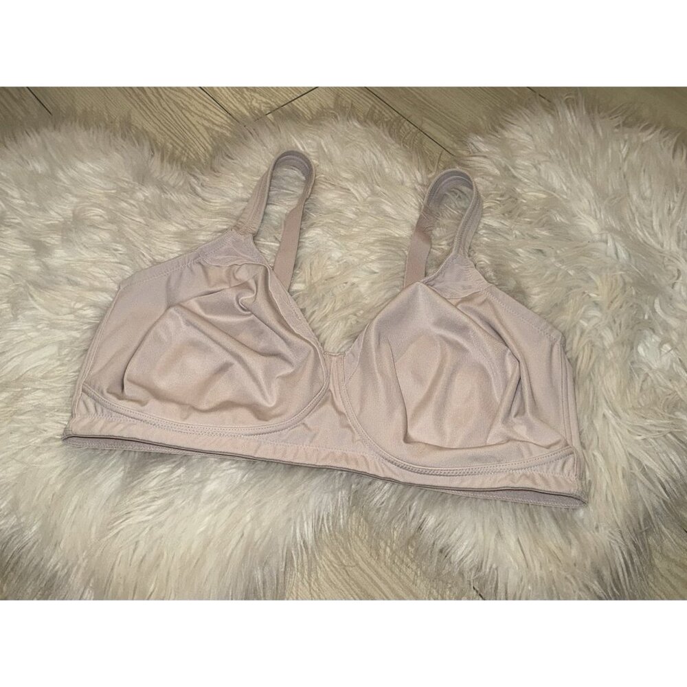 Playtex Original Comfort Strap Wire Free Bra Unlined Womens 42D Pink 4697